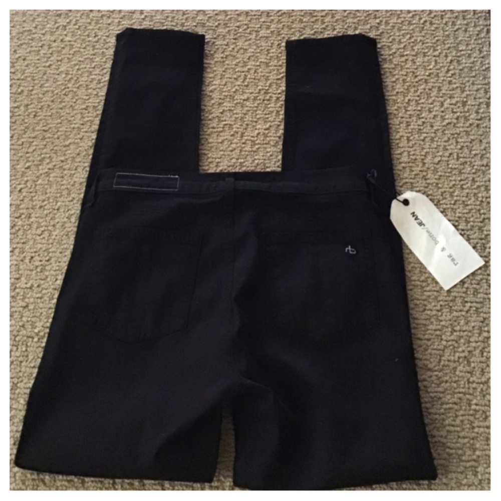 Rag & Bone Black Legging Skinny Jeans.  NWT. - Picture 5 of 7